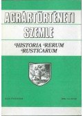 Estók János,Fehér György,Orosz István - Agrártörténeti Szemle 2008. 1-4 szám