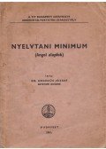 Dr. Hegedüs József - Nyelvtani minimum (Angol alapfok)