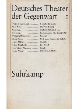 Karlheinz Braun, Hennning Rischbieter - Deutsches Theater der Gegenwart I., Frankfurt am Main 1967 antikvár könyv