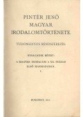 Pintér Jenő - Pintér Jenő Magyar irodalomtörténete VIII/1-2