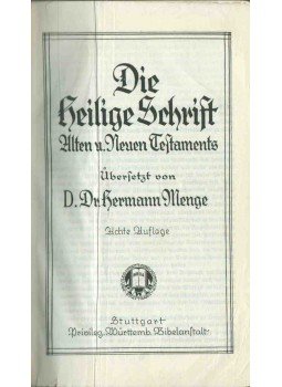 - Die heilige Schrift - Die heilige Schrift, Stuttgart 1934 antikvár könyv