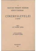 Áldásy Antal - A Magyar Nemzeti Múzeum könyvtárának címereslevelei VIII. 1826-1909.