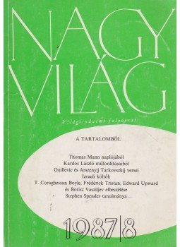 Kéry László - Nagyvilág 1987/8 Kéry László - Nagyvilág 1987/8, Budapest 1987 antikvár könyv