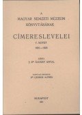 Áldásy Antal - A Magyar Nemzeti Múzeum könyvtárának címereslevelei VII. 1801-1825.