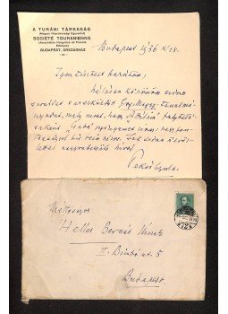 Pekár Gyula - Pekár Gyula levél Pekár Gyula - Pekár Gyula levél, 1936 antikvár könyv