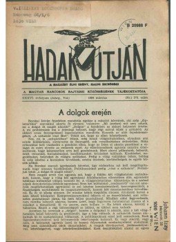 - Hadak Útján 1984 március - Hadak Útján 1984 március, 1984 antikvár könyv