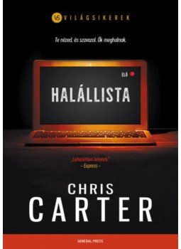 Chris Carter - Halállista, Budapest 2019 antikvár könyv
