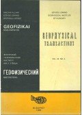 Sz. Kilényi Éva - Geofizikai közlemények vol. 32. no. 2