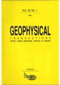 Hegybíró Zsuzsanna - Geophysical Transactions vol. 39. no. 1.