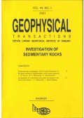 Hegybíró Zsuzsanna - Geophysical Transactions vol. 44. no. 1.