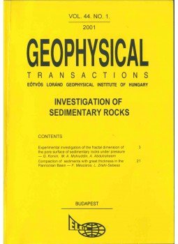 Hegybíró Zsuzsanna - Geophysical Transactions vol. 44. no. 1., Budapest 2001 antikvár könyv