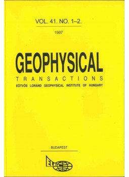 Hegybíró Zsuzsanna - Geophysical Transactions vol. 41. no. 1-2. Hegybíró Zsuzsanna - Geophysical Transactions vol. 41. no. 1-2., Budapest 1997 antikvár könyv