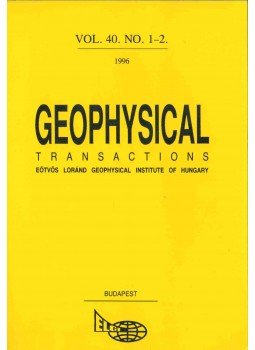 Hegybíró Zsuzsanna - Geophysical Transactions vol. 40. no. 1-2., Budapest 1996 antikvár könyv