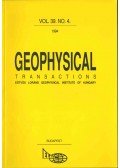 Hegybíró Zsuzsanna - Geophysical Transactions vol. 39. no. 4.