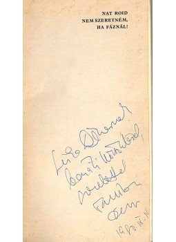 Tandori Dezső - Nem szeretném, ha fáznál! (dedikált), Budapest 1980 antikvár könyv