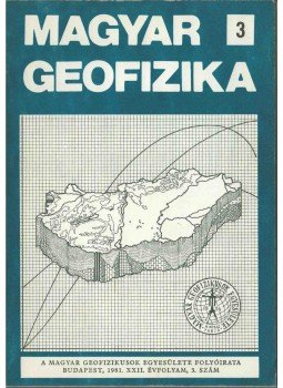 dr. Sebestyén Károly - Magyar geofizika XXII. évf. 3. szám, Budapest 1981 antikvár könyv