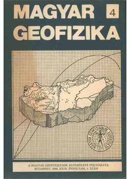 Zelei András - Magyar geofizika XXIX. évf. 4. szám, Budapest 1988 antikvár könyv