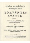 Frontius Mátyás; Érfalvi Halmágyi István - Erdély országának Három Könyvekre osztatott törvényes könyve I.
