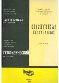 Sz. Kilényi Éva - Geofizikai közlemények vol. 29 no. 3