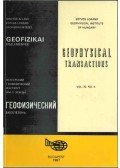 Sz. Kilényi Éva - Geofizikai közlemények vol. 32. no. 4