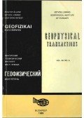 Sz. Kilényi Éva - Geofizikai közlemények vol. 34 no. 4