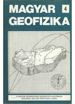 Zelei András - Magyar geofizika XXV. évf. 4. szám, Budapest 1984 antikvár könyv