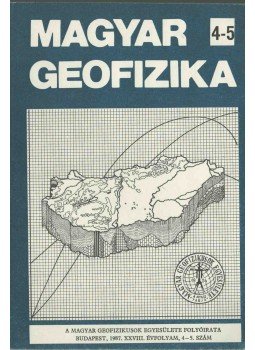 Zelei András - Magyar geofizika XXVIII. évf. 4-5. szám, Budapest 1987 antikvár könyv