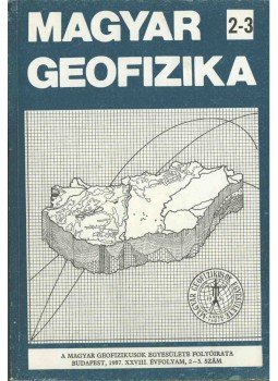 Zelei András - Magyar geofizika XXVIII. évf. 2-3. szám, Budapest 1987 antikvár könyv
