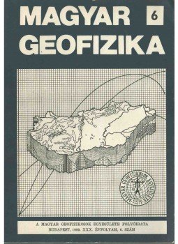Zelei András - Magyar geofizika XXX. évf. 6. szám, Budapest 1989 antikvár könyv