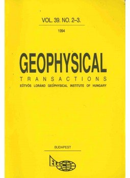 Hegybíró Zsuzsanna - Geophysical Transactions vol. 39. no. 2-3., Budapest 1994 antikvár könyv