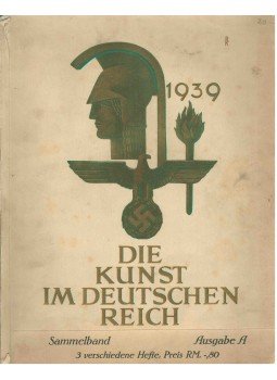 Robert Scholz - Die Kunst im Deutschen Reich 1939 - 3 verschiedene Hefte, München 1939 antikvár könyv