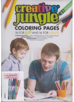  - Creative Jungle - Színezős Origami - Ajándék 8 tűhegyű golyóstollal, null 2018 antikvár könyv