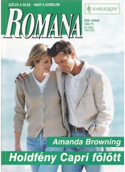 Amanda Browning - Holdfény Capri fölött,  2005 antikvár könyv