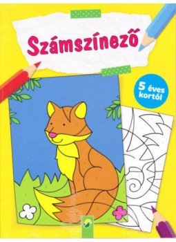 - Számszínező (róka) - 5 éves kortól, null 2019 antikvár könyv