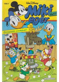 Walt Disney - Miki egér 1990/4. Walt Disney - Miki egér 1990/4., Budapest 1990 antikvár könyv