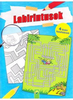  - Labirintusok - 4éven felülieknek, null 2019 antikvár könyv