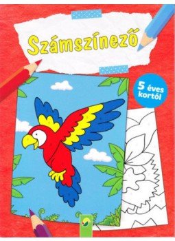  - Számszínező (papagáj) - 5 éves kortól, null 2019 antikvár könyv
