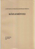 Horváth Kázmér - A Gépipari és Automatizálási Műszaki Főiskola Közleményei 1999