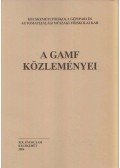 Horváth Kázmér - A GAMF Közleményei 2004