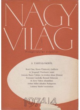 Kéry László - Nagyvilág 1974/4. Kéry László - Nagyvilág 1974/4., Budapest 1974 antikvár könyv
