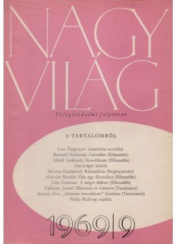 Kardos László - Nagyvilág 1969/9. Kardos László - Nagyvilág 1969/9., Budapest 1969 antikvár könyv
