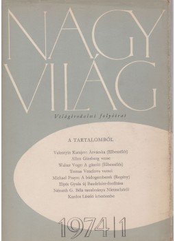 Kéry László - Nagyvilág 1974/1. Kéry László - Nagyvilág 1974/1., Budapest 1974 antikvár könyv