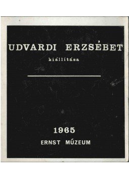 Frank János - Udvardi Erzsébet kiállítása,  1965 antikvár könyv