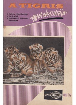 Surányi Éva szerk. - Univerzum 1963/12 Surányi Éva szerk. - Univerzum 1963/12, 1963 antikvár könyv