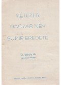 Bobula Ida - Kétezer magyar név sumir eredete