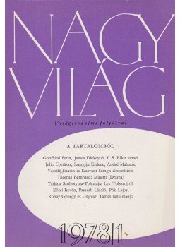 Kéry László - Nagyvilág 1978/1, Budapest 1978 antikvár könyv