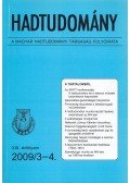 Nagy László - Hadtudomány XIX. évfolyam 2009/3-4.