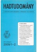 Nagy László - Hadtudomány XIX. évfolyam 2009/1-2.