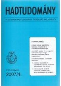 Nagy László - Hadtudomány XVII. évfolyam 2007/4.