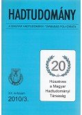 Nagy László - Hadtudomány XX. évfolyam 2010/3.